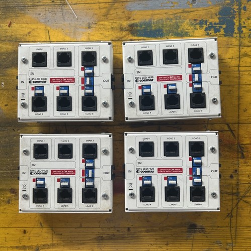 Coemar rj45 led hub - rj45,