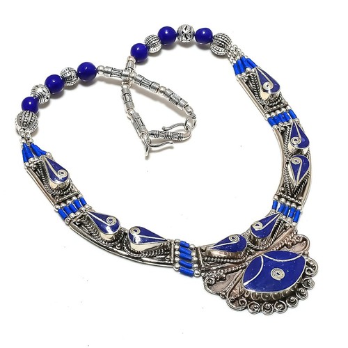 Collana lapislazzuli tibetan - collana,