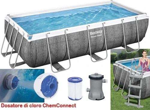 Bestway power steel piscina - bestway,
