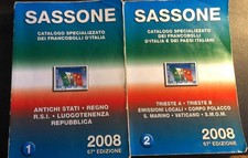 CATALOGO SASSONE 2008 - 2 VOLUMI - LEGGI DESCRIZIONE