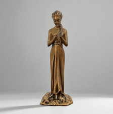 Scultura in bronzo dorato -