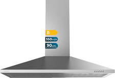 Cappa Aspirante Piramidale 90 Cm Bolero Flux PM 903500 Inox B. Motore 65 W, Fini