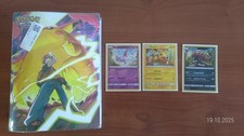 Pokemon Raccoglitore + 3 carte Promo Leggende Iridescenti.ITA