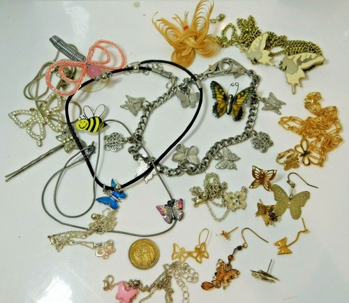 Lotto farfalle spille - di,