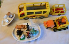 MATTONCINI DUPLO MINNIE TOPOLINO ruspe, bus barche in foto