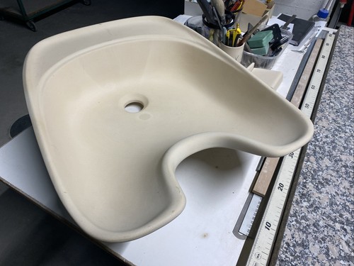 Lavatesta ceramica grezza - lavatesta, in