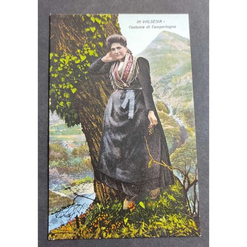 Cartolina costume di - cartolina,
