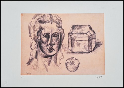 Pablo picasso woman head - pablo,