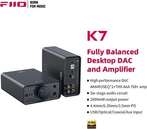 Fiio amplificatore per - k7,