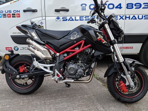 Testata scarico benelli tnt125 - scarico,
