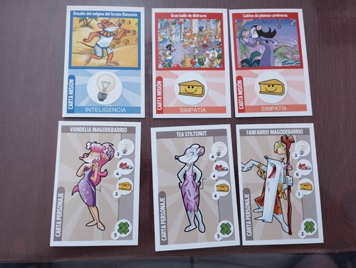 Lote cards geronimo stilton - 6,
