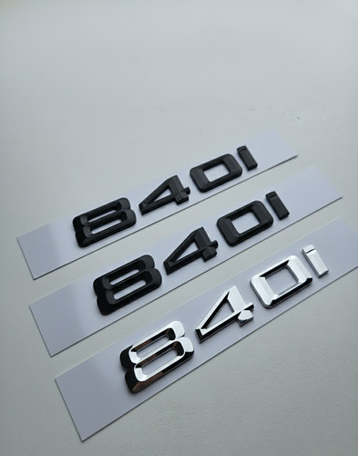 840i emblema nero