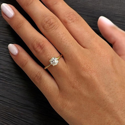 Anello tondo fatto mano con - anello,
