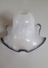 Vetro di ricambio paralume bianco e nero per lampadario Applique abatjour E14