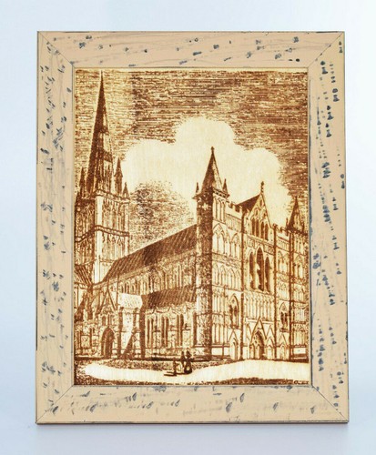 Pyrographie wandbild antik - pyrographie,