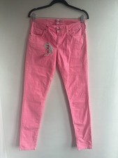 Pantalone jeans skinny rosa