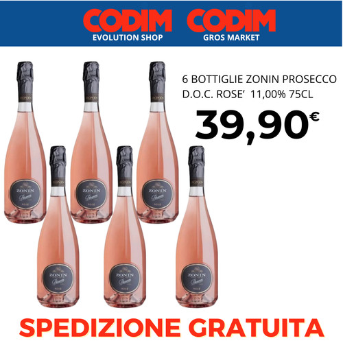Bottiglie zonin prosecco - bottiglie,