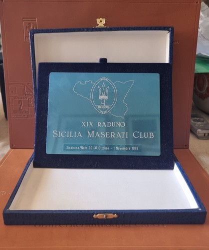 Club maserati sicilia - club, targa