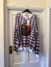 Nuova Felpa MSGM Blu e Bianco