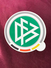 Adesivo/Sticker FEDERAZIONE CALCIO TEDESCA DFB Ø10cm-Stemma/Emblema-Auto-Distintivo