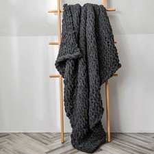 Coperta lavorata a maglia di