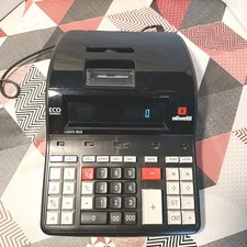 Calcolatrice Olivetti Logos 912 Eco friendly Scrivente Stampante COME NUOVA