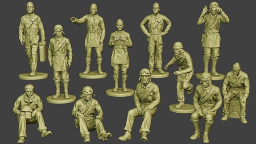 Figurini ww2 soldati - figurini,