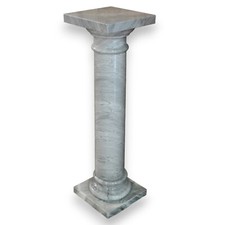Colonna in Marmo Bardiglio Italian Interior Design H 93cm