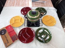 Set Fonduta Vintage anni 70 -