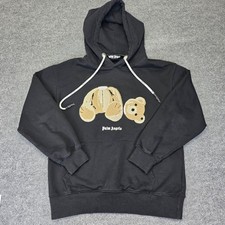 Palm angels tufted bear hoodie - palm,