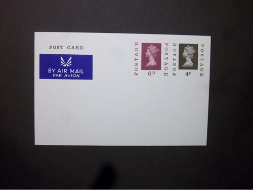 Cartolina postal stationery - cartolina, gb