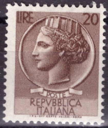 Italia repubblica 1953 - italia,