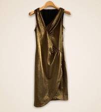 Abito Zara in Tessuto dorato
