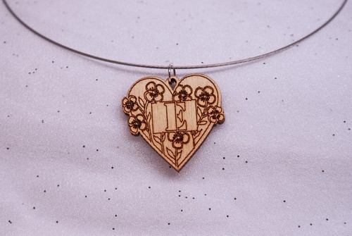 Collana artigianale unica con - collana,