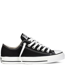 Converse All Star Ox Black Scarpa Bassa Tela Nero M9166C