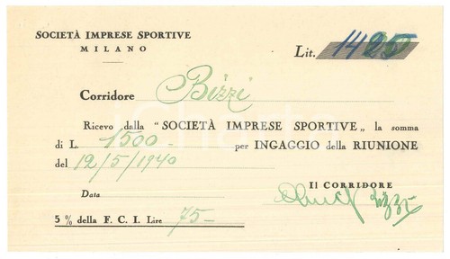 1940 ciclismo milano - 1940,