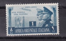 africa orientale AOI 1941 asse hitler-mussolini n. A20 mnh gomma integra cv 1100