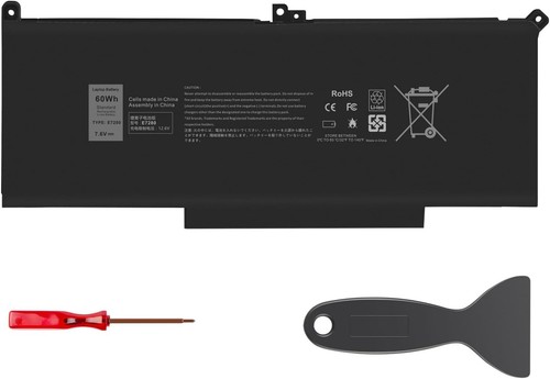 Batteria 60wh f3ygt - 7.6v,