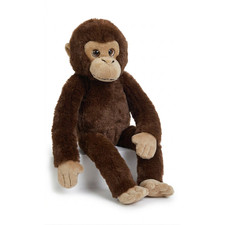 PELUCHE SCIMMIA CON VELCRO