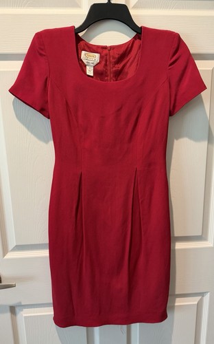 Abito rosso tubino/matita