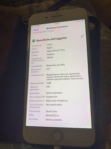 Apple iphone plus 128gb - apple, 7