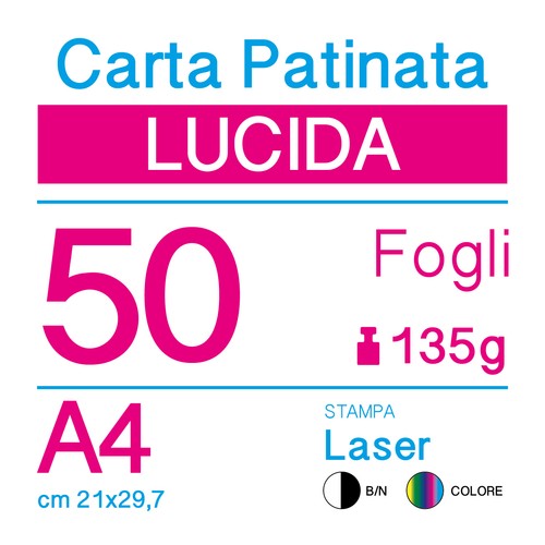 Carta patinata lucida cm - carta,