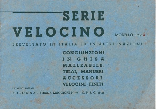 Brochure serie velocino - ,