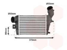 Intercooler Ad Aria Alluminio Per Alfa Romeo 147 937 GT