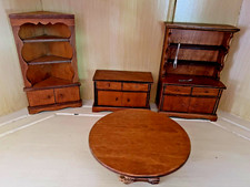 SET sala da pranzo giocattoli a vita Hall Hutch credenza armadio angolare tavolo vintage