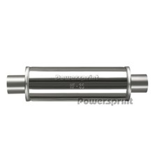 Silenziatore Scarico in acciaio inox universale per auto centrale sportivo 70 mm