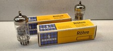 2x PCC88 7DJ8 (ECC88)SIEMENS & HALSKE vintage emis.=100% amplificatore a valvole