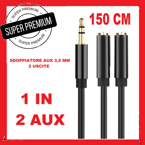 Cavo audio splitter - cavo, in