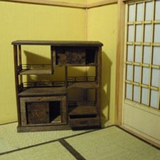 Cassapanca da tè in stile