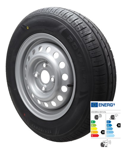 Ruota completa 155 - completa, 155/80r13